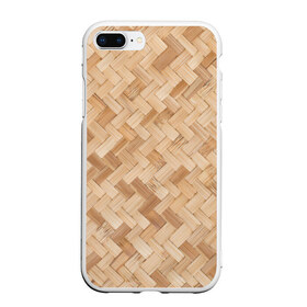 Чехол для iPhone 7Plus/8 Plus матовый с принтом Паркет , Силикон | Область печати: задняя сторона чехла, без боковых панелей | геометрия | дерево | доски | пол