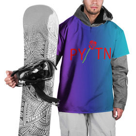 Накидка на куртку 3D с принтом ТИКТОКЕР - PAYTON MOORMEIE , 100% полиэстер |  | 