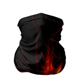 Бандана-труба 3D с принтом Ночной костер в лесу , 100% полиэстер, ткань с особыми свойствами — Activecool | плотность 150‒180 г/м2; хорошо тянется, но сохраняет форму | Тематика изображения на принте: дрова | искры | ночь | огонь