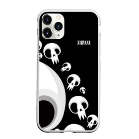 Чехол для iPhone 11 Pro матовый с принтом Nirvana , Силикон |  | bleach | blew | cobain | dave | geffen | hormoaning | in utero | incesticide | krist | kurt | nevermind | nirvana | novoselic | rock | vevo | геффен | курт кобейн | нирвана | рок