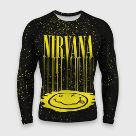 Мужской рашгард 3D с принтом Nirvana ,  |  | bleach | blew | cobain | dave | geffen | hormoaning | in utero | incesticide | krist | kurt | nevermind | nirvana | novoselic | rock | vevo | геффен | курт кобейн | нирвана | рок