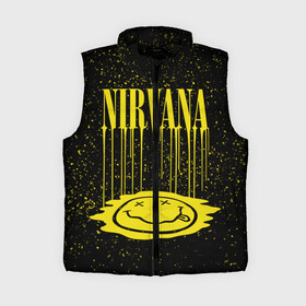 Женский жилет утепленный 3D с принтом Nirvana ,  |  | bleach | blew | cobain | dave | geffen | hormoaning | in utero | incesticide | krist | kurt | nevermind | nirvana | novoselic | rock | vevo | геффен | курт кобейн | нирвана | рок