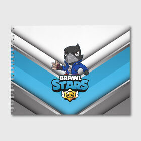 Альбом для рисования с принтом BRAWL STARS CROW , 100% бумага
 | матовая бумага, плотность 200 мг. | 8 bit | 8 бит | bibi | brawl stars | crow | el brown | leon | leon shark | max | mr.p | sally leon | shark | stars | virus | werewolf | акула | биби | вирус | ворон | леон | оборотень | пингвин