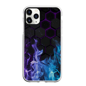 Чехол для iPhone 11 Pro матовый с принтом Fire , Силикон |  | fire | psicodelic | абстрактный | абстракция | калейдоскоп | огонь | пламя | пламя космос | психоделика | радужный | разводы красок | северное сияние | синий огонь | фиолетовый | фракталы