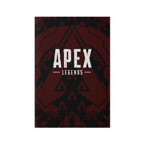 Обложка для паспорта матовая кожа с принтом APEX LEGENDS  , натуральная матовая кожа | размер 19,3 х 13,7 см; прозрачные пластиковые крепления | apex | apex legends | battle | battle royal | bloodhound | titanfall | wraith | апекс | апекс легендс | батл рояль | битва | война | каустик | королевская битва