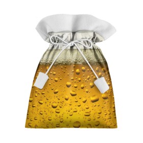 Подарочный 3D мешок с принтом ПИВО , 100% полиэстер | Размер: 29*39 см | Тематика изображения на принте: beer | textures | бир | напитки | пенное | текстуры | фон