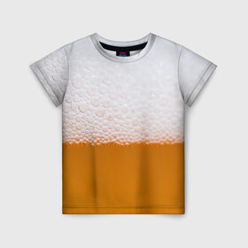 Детская футболка 3D с принтом ТЕМА:ПИВО , 100% гипоаллергенный полиэфир | прямой крой, круглый вырез горловины, длина до линии бедер, чуть спущенное плечо, ткань немного тянется | Тематика изображения на принте: beer | бир | напитки | пенное