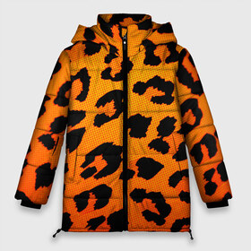 Женская зимняя куртка 3D с принтом JAGUAR GOLD , верх — 100% полиэстер; подкладка — 100% полиэстер; утеплитель — 100% полиэстер | длина ниже бедра, силуэт Оверсайз. Есть воротник-стойка, отстегивающийся капюшон и ветрозащитная планка. 

Боковые карманы с листочкой на кнопках и внутренний карман на молнии | cat | jaguar | leopard | yaguar | дикая кошка | животные | кошка | леопард | пятна животного | текстура | шерсть | ягуар