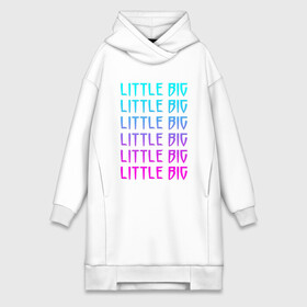 Платье-худи хлопок с принтом LITTLE BIG | ЛИТЛ БИГ (Z) ,  |  | gokk | little | little big | uno | евровидение 2020 | ильич | илья | литл биг | литлбиг | литтл биг | маленький большой | панк поп рэйв | прусикин | рейв | рэп | таюрская | уно