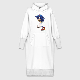 Платье удлиненное хлопок с принтом Sonic ,  |  | sonic | видеоигры | ежик | соник | соник в кино