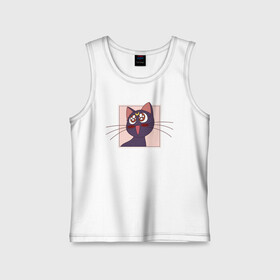 Детская майка хлопок с принтом Luna, Sailor Moon ,  |  | 90s | cat | cute | kawaii | kitty | luna | sailor moon | usagi tsukino | аниме | каваии | кавай | кот | котики | луна | манга | марс | меркурий | милота | сейлор | сейлор мун | усаги цукино