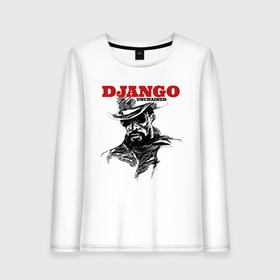 Женский лонгслив хлопок с принтом Django , 100% хлопок |  | django | tarantino | джанго | джанго освобожденный | тарантино