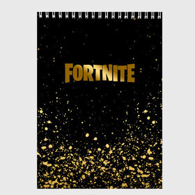 Скетчбук с принтом FORTNITE GOLDEN , 100% бумага
 | 48 листов, плотность листов — 100 г/м2, плотность картонной обложки — 250 г/м2. Листы скреплены сверху удобной пружинной спиралью | Тематика изображения на принте: deadmau5 | fortnite | fortnite 2 | fortnite x маршмелло | ikonik | marshmello | ninja | ninja streamer | raven | travis scott | ворон | иконик | ниндзя | пили | рейвен | трэвис скотт | фортнайт