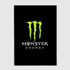 Постер с принтом MONSTER ENERGY , 100% бумага
 | бумага, плотность 150 мг. Матовая, но за счет высокого коэффициента гладкости имеет небольшой блеск и дает на свету блики, но в отличии от глянцевой бумаги не покрыта лаком | black monster | bmx | claw | cybersport | energy | monster | monster energy | moto | motocross | race | sport | киберспорт | когти | монстер энерджи | монстр | мото | мотокросс | ралли | скейтбординг | спорт | т | энергия