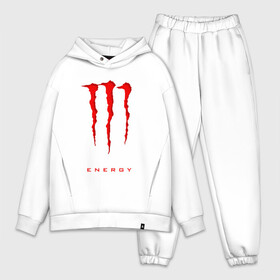 Мужской костюм хлопок OVERSIZE с принтом MONSTER ENERGY ,  |  | black monster | bmx | claw | cybersport | energy | monster | monster energy | moto | motocross | race | sport | киберспорт | когти | монстер энерджи | монстр | мото | мотокросс | ралли | скейтбординг | спорт | т | энергия