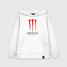 Детская толстовка хлопок с принтом MONSTER ENERGY , 100% хлопок | Круглый горловой вырез, эластичные манжеты, пояс, капюшен | black monster | bmx | claw | cybersport | energy | monster | monster energy | moto | motocross | race | sport | киберспорт | когти | монстер энерджи | монстр | мото | мотокросс | ралли | скейтбординг | спорт | т | энергия