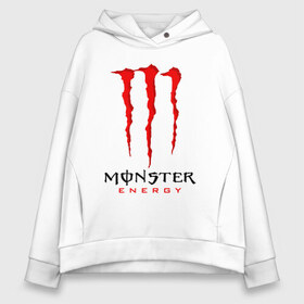 Женское худи Oversize хлопок с принтом MONSTER ENERGY , френч-терри — 70% хлопок, 30% полиэстер. Мягкий теплый начес внутри —100% хлопок | боковые карманы, эластичные манжеты и нижняя кромка, капюшон на магнитной кнопке | black monster | bmx | claw | cybersport | energy | monster | monster energy | moto | motocross | race | sport | киберспорт | когти | монстер энерджи | монстр | мото | мотокросс | ралли | скейтбординг | спорт | т | энергия