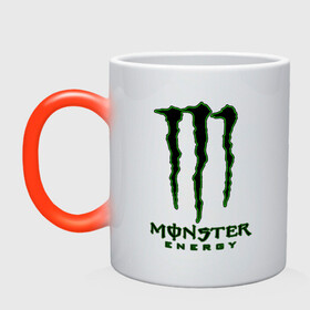 Кружка хамелеон с принтом MONSTER ENERGY , керамика | меняет цвет при нагревании, емкость 330 мл | black monster | bmx | claw | cybersport | energy | monster | monster energy | moto | motocross | race | sport | киберспорт | когти | монстер энерджи | монстр | мото | мотокросс | ралли | скейтбординг | спорт | т | энергия