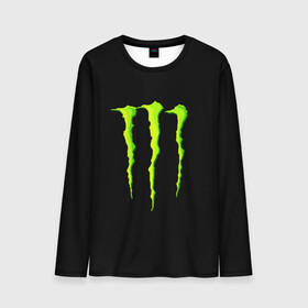 Мужской лонгслив 3D с принтом MONSTER ENERGY , 100% полиэстер | длинные рукава, круглый вырез горловины, полуприлегающий силуэт | black monster | bmx | claw | cybersport | energy | monster | monster energy | moto | motocross | race | sport | киберспорт | когти | монстер энерджи | монстр | мото | мотокросс | ралли | скейтбординг | спорт | т | энергия