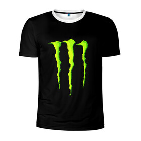 Мужская футболка 3D спортивная с принтом MONSTER ENERGY , 100% полиэстер с улучшенными характеристиками | приталенный силуэт, круглая горловина, широкие плечи, сужается к линии бедра | black monster | bmx | claw | cybersport | energy | monster | monster energy | moto | motocross | race | sport | киберспорт | когти | монстер энерджи | монстр | мото | мотокросс | ралли | скейтбординг | спорт | т | энергия