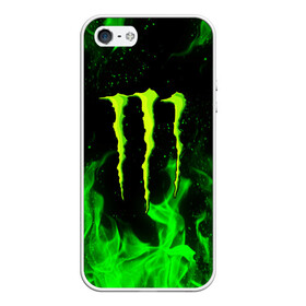 Чехол для iPhone 5/5S матовый с принтом MONSTER ENERGY , Силикон | Область печати: задняя сторона чехла, без боковых панелей | black monster | bmx | claw | cybersport | energy | monster | monster energy | moto | motocross | race | sport | киберспорт | когти | монстер энерджи | монстр | мото | мотокросс | ралли | скейтбординг | спорт | т | энергия