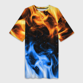 Платье-футболка 3D с принтом БИТВА ОГНЕЙ ,  |  | fire | flame | битва | вода | жар | желтый | искра | искры | костер | красный | лед | огней | огнем | огненные | огненный | огни | огнями | огонек | огонечек | огонечки | огонь | огоньки | оранжевый | пламя | пожар