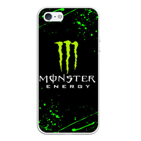 Чехол для iPhone 5/5S матовый с принтом MONSTER ENERGY , Силикон | Область печати: задняя сторона чехла, без боковых панелей | black monster | bmx | claw | cybersport | energy | monster | monster energy | moto | motocross | race | sport | киберспорт | когти | монстер энерджи | монстр | мото | мотокросс | ралли | скейтбординг | спорт | т | энергия