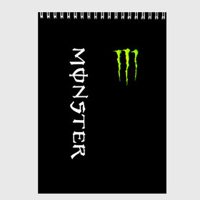 Скетчбук с принтом MONSTER ENERGY , 100% бумага
 | 48 листов, плотность листов — 100 г/м2, плотность картонной обложки — 250 г/м2. Листы скреплены сверху удобной пружинной спиралью | black monster | bmx | claw | cybersport | energy | monster | monster energy | moto | motocross | race | sport | киберспорт | когти | монстер энерджи | монстр | мото | мотокросс | ралли | скейтбординг | спорт | т | энергия