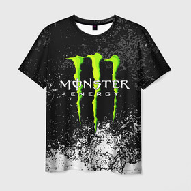 Мужская футболка 3D с принтом MONSTER ENERGY , 100% полиэфир | прямой крой, круглый вырез горловины, длина до линии бедер | Тематика изображения на принте: black monster | bmx | claw | cybersport | energy | monster | monster energy | moto | motocross | race | sport | киберспорт | когти | монстер энерджи | монстр | мото | мотокросс | ралли | скейтбординг | спорт | т | энергия