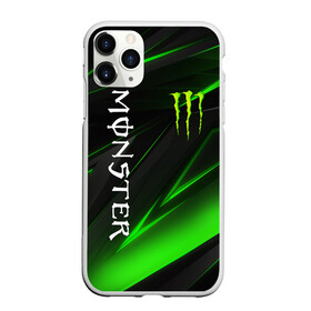 Чехол для iPhone 11 Pro матовый с принтом MONSTER ENERGY , Силикон |  | black monster | bmx | claw | cybersport | energy | monster | monster energy | moto | motocross | race | sport | киберспорт | когти | монстер энерджи | монстр | мото | мотокросс | ралли | скейтбординг | спорт | т | энергия