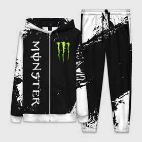 Женский костюм 3D с принтом MONSTER ENERGY ,  |  | black monster | bmx | claw | cybersport | energy | monster | monster energy | moto | motocross | race | sport | киберспорт | когти | монстер энерджи | монстр | мото | мотокросс | ралли | скейтбординг | спорт | т | энергия