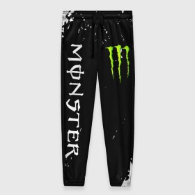 Женские брюки 3D с принтом MONSTER ENERGY , полиэстер 100% | прямой крой, два кармана без застежек по бокам, с мягкой трикотажной резинкой на поясе и по низу штанин. В поясе для дополнительного комфорта — широкие завязки | black monster | bmx | claw | cybersport | energy | monster | monster energy | moto | motocross | race | sport | киберспорт | когти | монстер энерджи | монстр | мото | мотокросс | ралли | скейтбординг | спорт | т | энергия