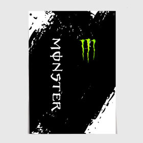 Постер с принтом MONSTER ENERGY , 100% бумага
 | бумага, плотность 150 мг. Матовая, но за счет высокого коэффициента гладкости имеет небольшой блеск и дает на свету блики, но в отличии от глянцевой бумаги не покрыта лаком | black monster | bmx | claw | cybersport | energy | monster | monster energy | moto | motocross | race | sport | киберспорт | когти | монстер энерджи | монстр | мото | мотокросс | ралли | скейтбординг | спорт | т | энергия