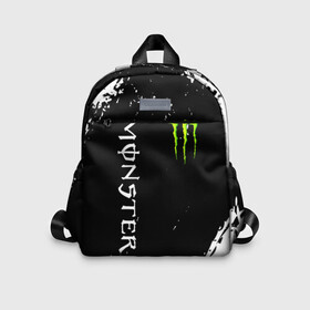 Детский рюкзак 3D с принтом MONSTER ENERGY  , 100% полиэстер | лямки с регулируемой длиной, сверху петелька, чтобы рюкзак можно было повесить на вешалку. Основное отделение закрывается на молнию, как и внешний карман. Внутри дополнительный карман. По бокам два дополнительных кармашка | black monster | bmx | claw | cybersport | energy | monster | monster energy | moto | motocross | race | sport | киберспорт | когти | монстер энерджи | монстр | мото | мотокросс | ралли | скейтбординг | спорт | т | энергия