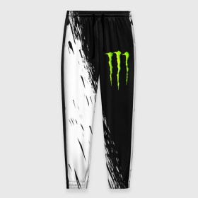 Мужские брюки 3D с принтом MONSTER ENERGY , 100% полиэстер | манжеты по низу, эластичный пояс регулируется шнурком, по бокам два кармана без застежек, внутренняя часть кармана из мелкой сетки | black monster | bmx | claw | cybersport | energy | monster | monster energy | moto | motocross | race | sport | киберспорт | когти | монстер энерджи | монстр | мото | мотокросс | ралли | скейтбординг | спорт | т | энергия