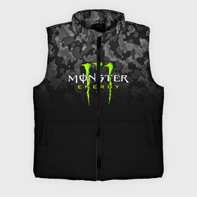 Мужской жилет утепленный 3D с принтом MONSTER ENERGY ,  |  | black monster | bmx | claw | cybersport | energy | monster | monster energy | moto | motocross | race | sport | киберспорт | когти | монстер энерджи | монстр | мото | мотокросс | ралли | скейтбординг | спорт | т | энергия