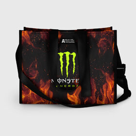 Сумка-шоппер 3D с принтом MONSTER ENERGY , 100% полиэстер | застегивается на металлическую кнопку; внутренний карман застегивается на молнию. Стенки укреплены специальным мягким материалом, чтобы защитить содержимое от несильных ударов
 | black monster | bmx | claw | cybersport | energy | monster | monster energy | moto | motocross | race | sport | киберспорт | когти | монстер энерджи | монстр | мото | мотокросс | ралли | скейтбординг | спорт | т | энергия