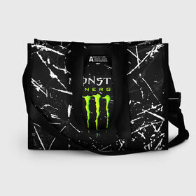 Сумка-шоппер 3D с принтом MONSTER ENERGY , 100% полиэстер | застегивается на металлическую кнопку; внутренний карман застегивается на молнию. Стенки укреплены специальным мягким материалом, чтобы защитить содержимое от несильных ударов
 | black monster | bmx | claw | cybersport | energy | monster | monster energy | moto | motocross | race | sport | киберспорт | когти | монстер энерджи | монстр | мото | мотокросс | ралли | скейтбординг | спорт | т | энергия