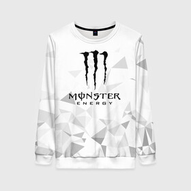 Женский свитшот 3D с принтом MONSTER ENERGY  , 100% полиэстер с мягким внутренним слоем | круглый вырез горловины, мягкая резинка на манжетах и поясе, свободная посадка по фигуре | black monster | bmx | claw | cybersport | energy | monster | monster energy | moto | motocross | race | sport | киберспорт | когти | монстер энерджи | монстр | мото | мотокросс | ралли | скейтбординг | спорт | т | энергия