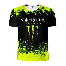 Мужская футболка 3D спортивная с принтом MONSTER ENERGY , 100% полиэстер с улучшенными характеристиками | приталенный силуэт, круглая горловина, широкие плечи, сужается к линии бедра | black monster | bmx | claw | cybersport | energy | monster | monster energy | moto | motocross | race | sport | киберспорт | когти | монстер энерджи | монстр | мото | мотокросс | ралли | скейтбординг | спорт | т | энергия