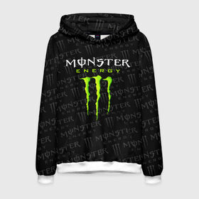 Мужская толстовка 3D с принтом MONSTER ENERGY , 100% полиэстер | двухслойный капюшон со шнурком для регулировки, мягкие манжеты на рукавах и по низу толстовки, спереди карман-кенгуру с мягким внутренним слоем. | black monster | bmx | claw | cybersport | energy | monster | monster energy | moto | motocross | race | sport | киберспорт | когти | монстер энерджи | монстр | мото | мотокросс | ралли | скейтбординг | спорт | т | энергия