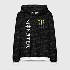 Мужская толстовка 3D с принтом MONSTER ENERGY , 100% полиэстер | двухслойный капюшон со шнурком для регулировки, мягкие манжеты на рукавах и по низу толстовки, спереди карман-кенгуру с мягким внутренним слоем. | black monster | bmx | claw | cybersport | energy | monster | monster energy | moto | motocross | race | sport | киберспорт | когти | монстер энерджи | монстр | мото | мотокросс | ралли | скейтбординг | спорт | т | энергия