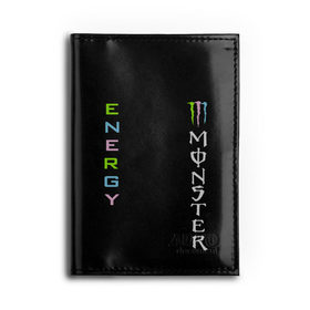 Обложка для автодокументов с принтом MONSTER ENERGY (Z) , натуральная кожа |  размер 19,9*13 см; внутри 4 больших “конверта” для документов и один маленький отдел — туда идеально встанут права | black monster | bmx | claw | cybersport | energy | monster | monster energy | moto | motocross | race | sport | киберспорт | когти | монстер энерджи | монстр | мото | мотокросс | ралли | скейтбординг | спорт | энергия