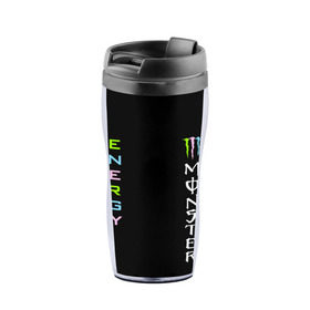 Термокружка-непроливайка с принтом MONSTER ENERGY (Z) , внутренняя часть — пищевой пластик, наружная часть — прозрачный пластик, между ними — полиграфическая вставка с рисунком | объем — 350 мл, герметичная крышка | Тематика изображения на принте: black monster | bmx | claw | cybersport | energy | monster | monster energy | moto | motocross | race | sport | киберспорт | когти | монстер энерджи | монстр | мото | мотокросс | ралли | скейтбординг | спорт | энергия