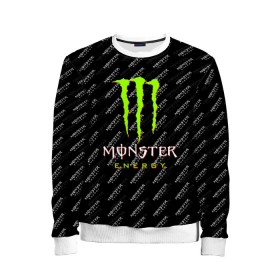 Детский свитшот 3D с принтом MONSTER ENERGY (Z) , 100% полиэстер | свободная посадка, прямой крой, мягкая тканевая резинка на рукавах и понизу свитшота | Тематика изображения на принте: black monster | bmx | claw | cybersport | energy | monster | monster energy | moto | motocross | race | sport | киберспорт | когти | монстер энерджи | монстр | мото | мотокросс | ралли | скейтбординг | спорт | т | энергия