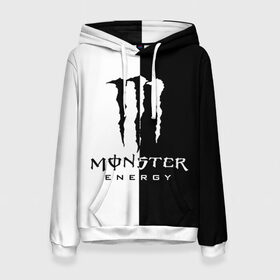 Женская толстовка 3D с принтом MONSTER ENERGY (Z) , 100% полиэстер  | двухслойный капюшон со шнурком для регулировки, мягкие манжеты на рукавах и по низу толстовки, спереди карман-кенгуру с мягким внутренним слоем. | black monster | bmx | claw | cybersport | energy | monster | monster energy | moto | motocross | race | sport | киберспорт | когти | монстер энерджи | монстр | мото | мотокросс | ралли | скейтбординг | спорт | т | энергия