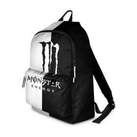 Рюкзак 3D с принтом MONSTER ENERGY (Z) , 100% полиэстер | лямки с регулируемой длиной, сверху петелька, чтобы рюкзак можно было повесить на вешалку. Основное отделение закрывается на молнию, как и внешний карман. Внутри два дополнительных кармана, один из которых закрывается на молнию. По бокам два дополнительных кармашка | black monster | bmx | claw | cybersport | energy | monster | monster energy | moto | motocross | race | sport | киберспорт | когти | монстер энерджи | монстр | мото | мотокросс | ралли | скейтбординг | спорт | т | энергия