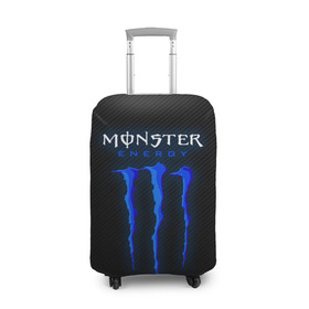 Чехол для чемодана 3D с принтом MONSTER ENERGY (Z) , 86% полиэфир, 14% спандекс | двустороннее нанесение принта, прорези для ручек и колес | black monster | bmx | claw | cybersport | energy | monster | monster energy | moto | motocross | race | sport | киберспорт | когти | монстер энерджи | монстр | мото | мотокросс | ралли | скейтбординг | спорт | т | энергия