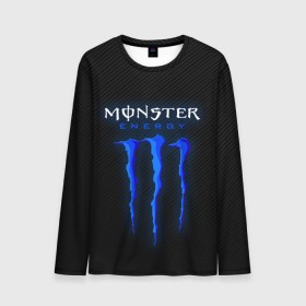 Мужской лонгслив 3D с принтом MONSTER ENERGY (Z) , 100% полиэстер | длинные рукава, круглый вырез горловины, полуприлегающий силуэт | Тематика изображения на принте: black monster | bmx | claw | cybersport | energy | monster | monster energy | moto | motocross | race | sport | киберспорт | когти | монстер энерджи | монстр | мото | мотокросс | ралли | скейтбординг | спорт | т | энергия