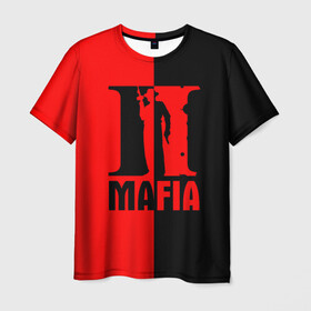 Мужская футболка 3D с принтом MAFIA 2 [9] , 100% полиэфир | прямой крой, круглый вырез горловины, длина до линии бедер | gun | mafia | гангстер | мафия